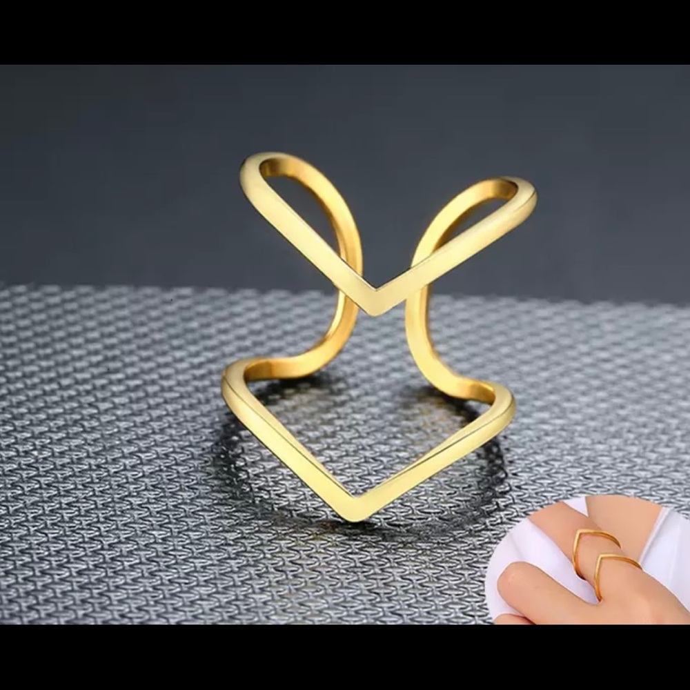 Chevron Ring - image 1